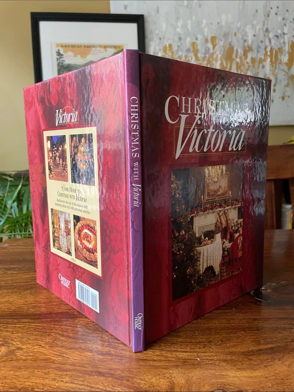 2 Christmas With Victoria Books Vintage 1997 and 1999 Hardcover